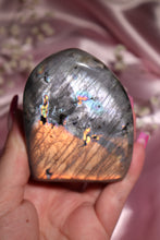 Load image into Gallery viewer, Silver &amp; Orange Labradorite Freeform