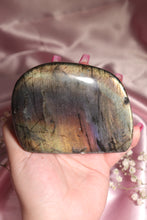 Load image into Gallery viewer, Chunky Rainbow Labradorite Freeform with Silver