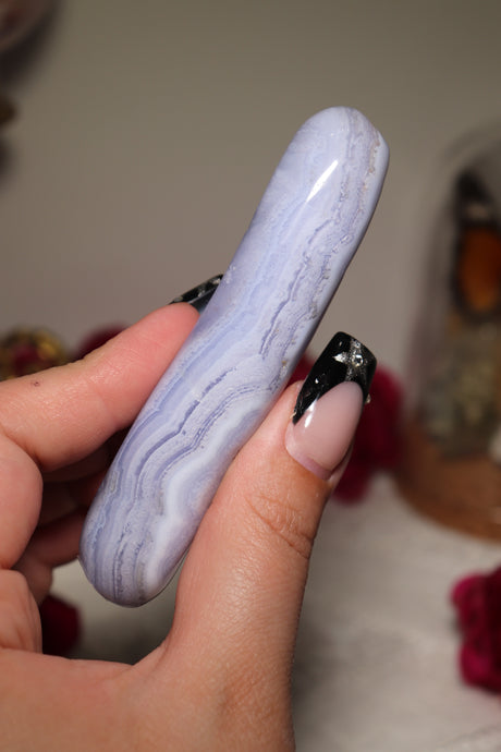 Blue Lace Agate Wand
