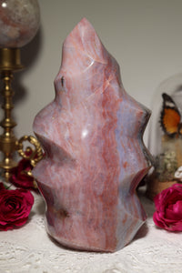 Baby Pink Sea Jasper Flame