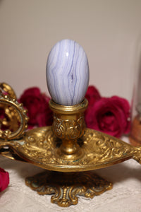 High Grade Blue Lace Agate Shiva