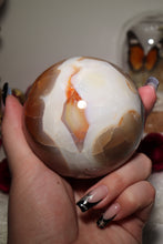 Load image into Gallery viewer, Large Milky Carnelian Sphere