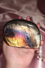 Load image into Gallery viewer, Chunky Rainbow Labradorite Freeform with Silver