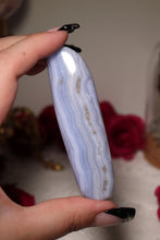 Load image into Gallery viewer, Flat Blue Lace Agate Wand