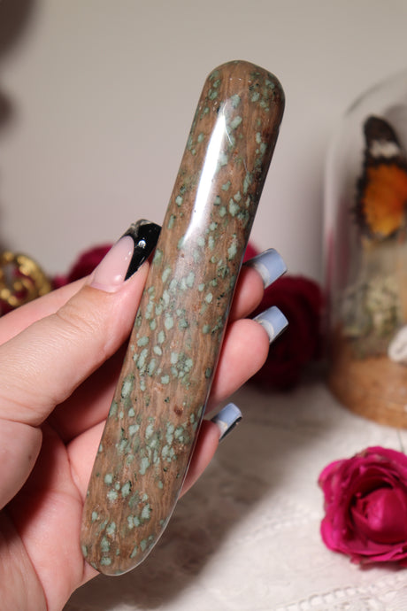 “Mint Chip” Nundoorite Wand