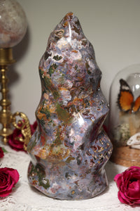 Multicolor Pink & Blue Cosmic Jasper Flame