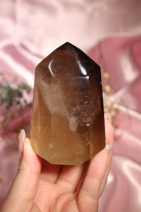 Chunky Smokey Quartz Tower