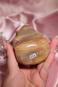 Flashy Peach Moonstone Flame