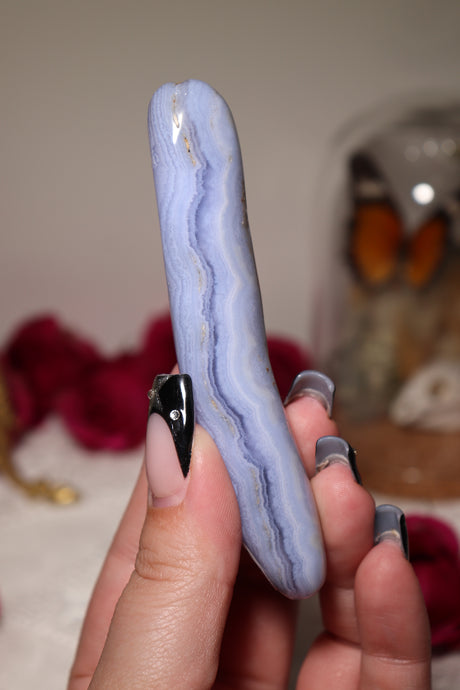 Blue Lace Agate Wand