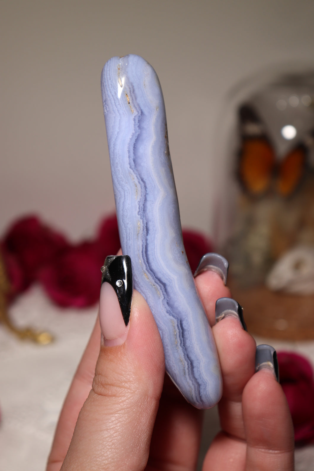 Blue Lace Agate Wand