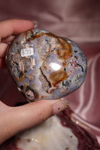 Load image into Gallery viewer, Sky Blue Cosmic Jasper Heart