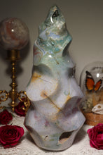 Load image into Gallery viewer, XL Mermaid Sea Jasper Flame