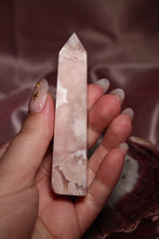 Load image into Gallery viewer, Bubbly Pink Amethyst x Flower Agate Tower