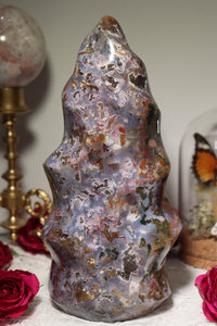 Multicolor Pink & Blue Cosmic Jasper Flame