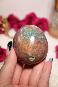 Colorful Sea Jasper Palmstone