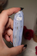 Load image into Gallery viewer, Flat Blue Lace Agate Wand