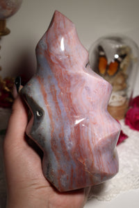 Baby Pink Sea Jasper Flame