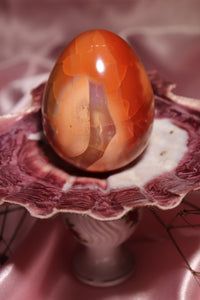 Toasty Peach Carnelian Egg