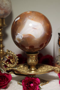 Large Milky Carnelian Sphere