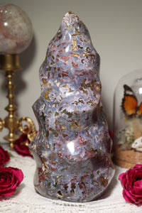 Multicolor Pink & Blue Cosmic Jasper Flame