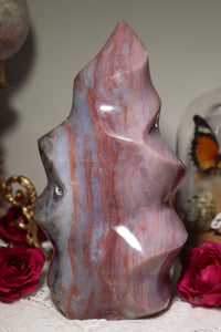 Baby Pink Sea Jasper Flame