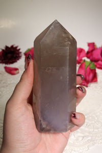 Ombré Blue Rose Quartz Tower