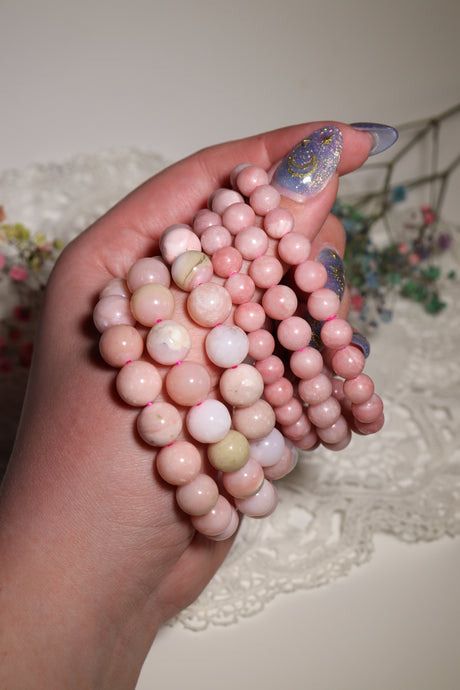 (1) Pink Opal Bracelet