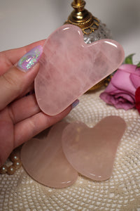 (1) Rose Quartz Gua Sha