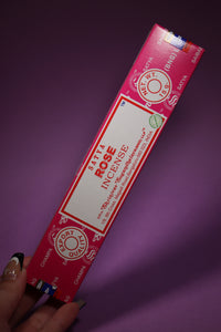 SATYA Rose Incense Sticks (15g Pack)