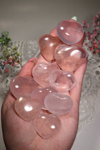 Load image into Gallery viewer, (1) Gemmy Rose Quartz Heart