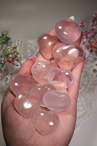 (1) Gemmy Rose Quartz Heart