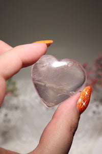 (1) Gemmy Rose Quartz Heart