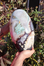 Load image into Gallery viewer, XXXL 31lbs Blue Flower Agate Shiva with Quartz