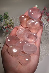 (1) Gemmy Rose Quartz Heart