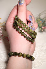 Load image into Gallery viewer, (1) Green Garnet Bracelet