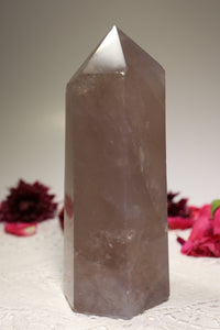 Ombré Blue Rose Quartz Tower