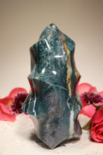 Load image into Gallery viewer, Teal Ocean Jasper Flame