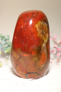 Vibrant Red Sea Jasper Freeform