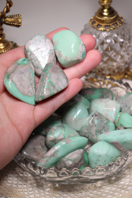 (1) Large, Minty Variscite Tumble