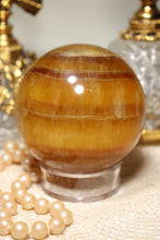 Load image into Gallery viewer, Large Yellow Fluorite Sphere