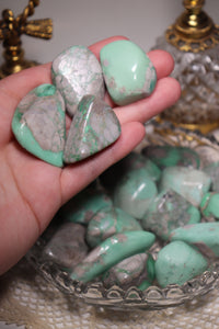 (1) Large, Minty Variscite Tumble