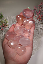 Load image into Gallery viewer, (1) Gemmy Rose Quartz Heart