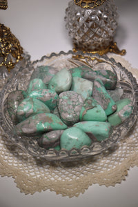 (1) Large, Minty Variscite Tumble