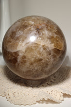 Load image into Gallery viewer, “Goal Getter” XL Natural Citrine Sphere with Quartz from India