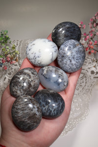 (1) Dendritic Opal Palmstone