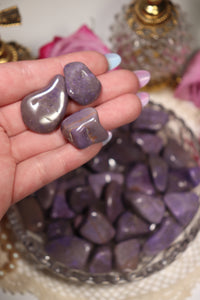 (1) Lavender Jade Tumble