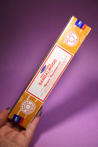 SATYA Sandalwood Incense Sticks (15g Pack)