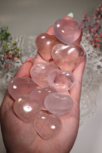 Load image into Gallery viewer, (1) Gemmy Rose Quartz Heart