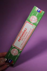 SATYA Patchouli Incense Sticks (15g Pack)