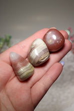 Load image into Gallery viewer, (1) Banded Pink Onyx Tumble